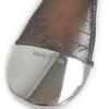 Great BERLUTI Calligraphy Scritto Shoehorn Brown Silver Leather Mens Used