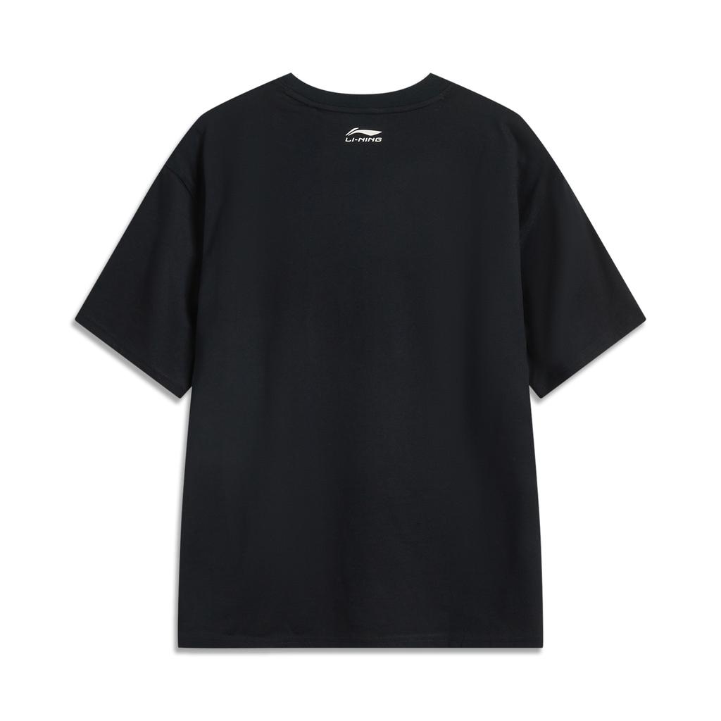 Li Ning Sports Life Collection T Shirt Unisex Black AHSV269-7