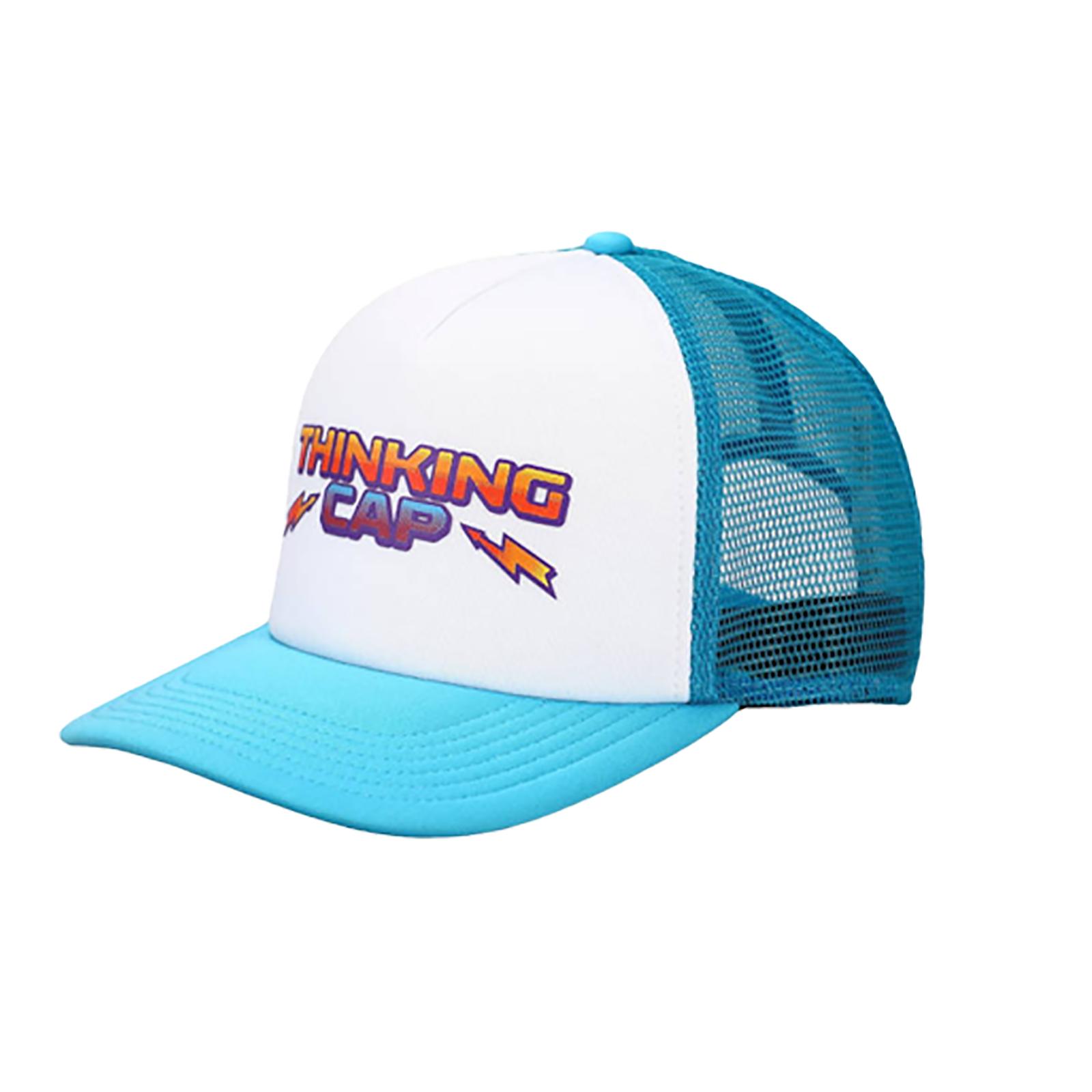 

Blue Thinking Hat Truck Driver Hat One Size белый