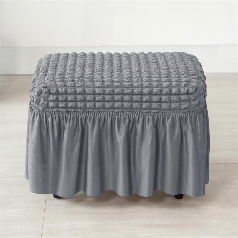 

Bubble Grid Club Chair Cover Sofa Covers Elastic Single Armchair Slipcovers Solid Color for Living Room Bar Counter Hotel