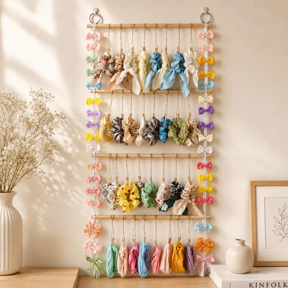 Creative Hair Clip Storage Rack Boho Style Headband Organizer  Household Use