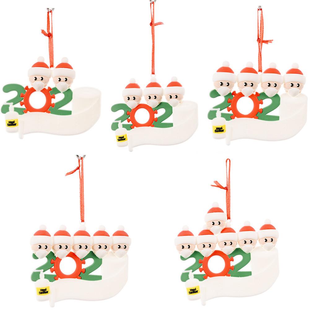 Christmas Ornament Kit with Mask Hanging Pendant Xmas Decor for Family