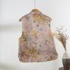 2025 Vest Jacquard Fashion Top Women's Spring Temperament Versatile Improved Button Top