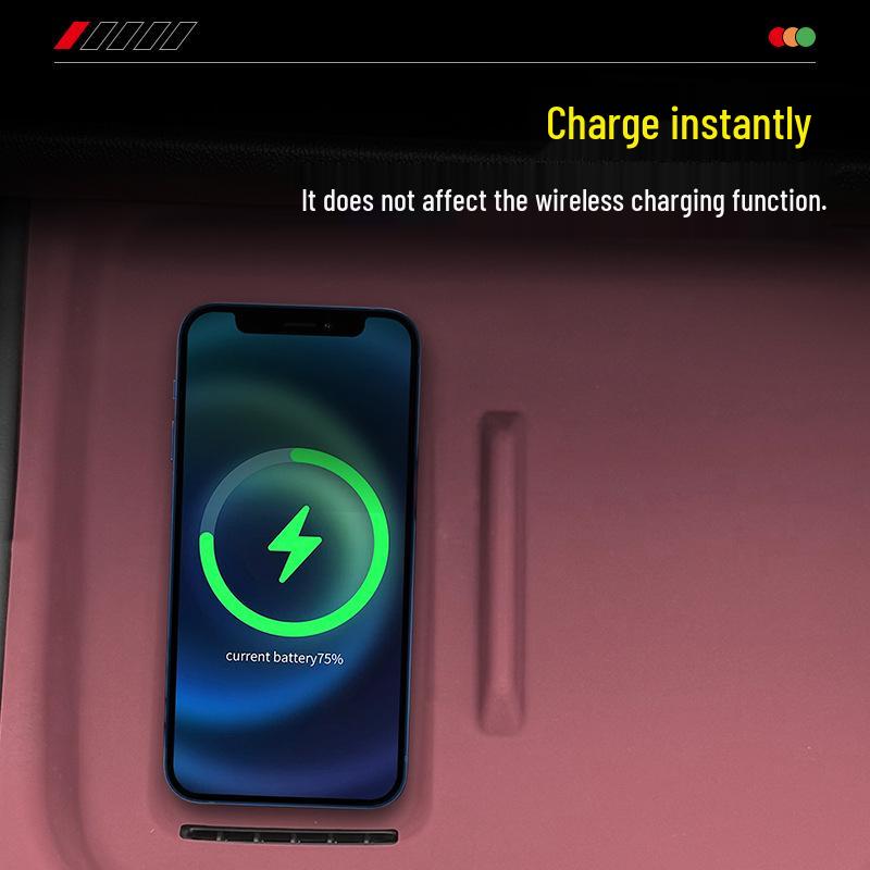 Silicone Protective Pad for 4th Gen Yidong Console: Cup Holder Wireless Charger, Gear Shift Panel Pad.