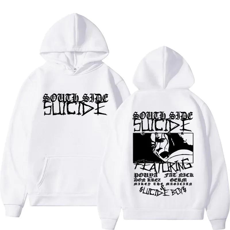 Suicideboys Hoodies for Men Women Clothing Fashion Hip Hop Sweatshirts Vintage Harajuku Hooded Pullovers Streetwear