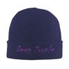 New Deep Purple Knitted Caps Womens Unisexs Beanie Autumn Winter Hat Band Hip Hop Caps