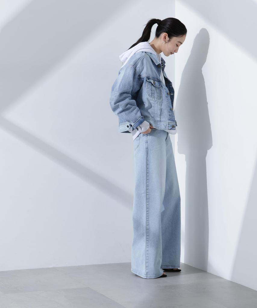 Nano Universe Denim Pants be paired with other Size S Lee/WIDE (Can items), Women's, (111cm), Blue, 671-5127035
