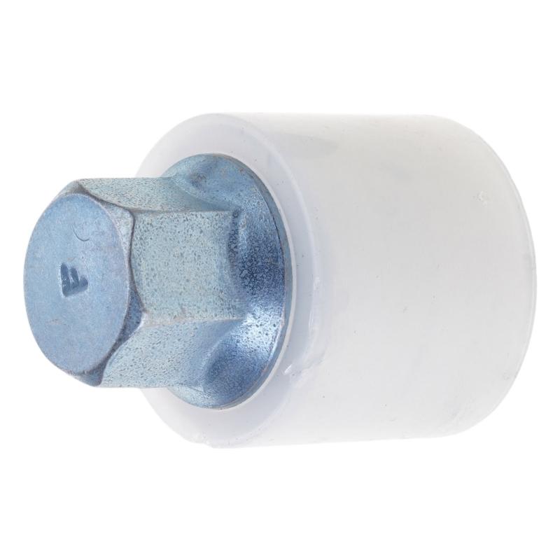 2 Piece Anti Theft Wheel Nut Socket Set 17mm Steel Construction Security Locking Tool Suitable for Vehicle Maintenance