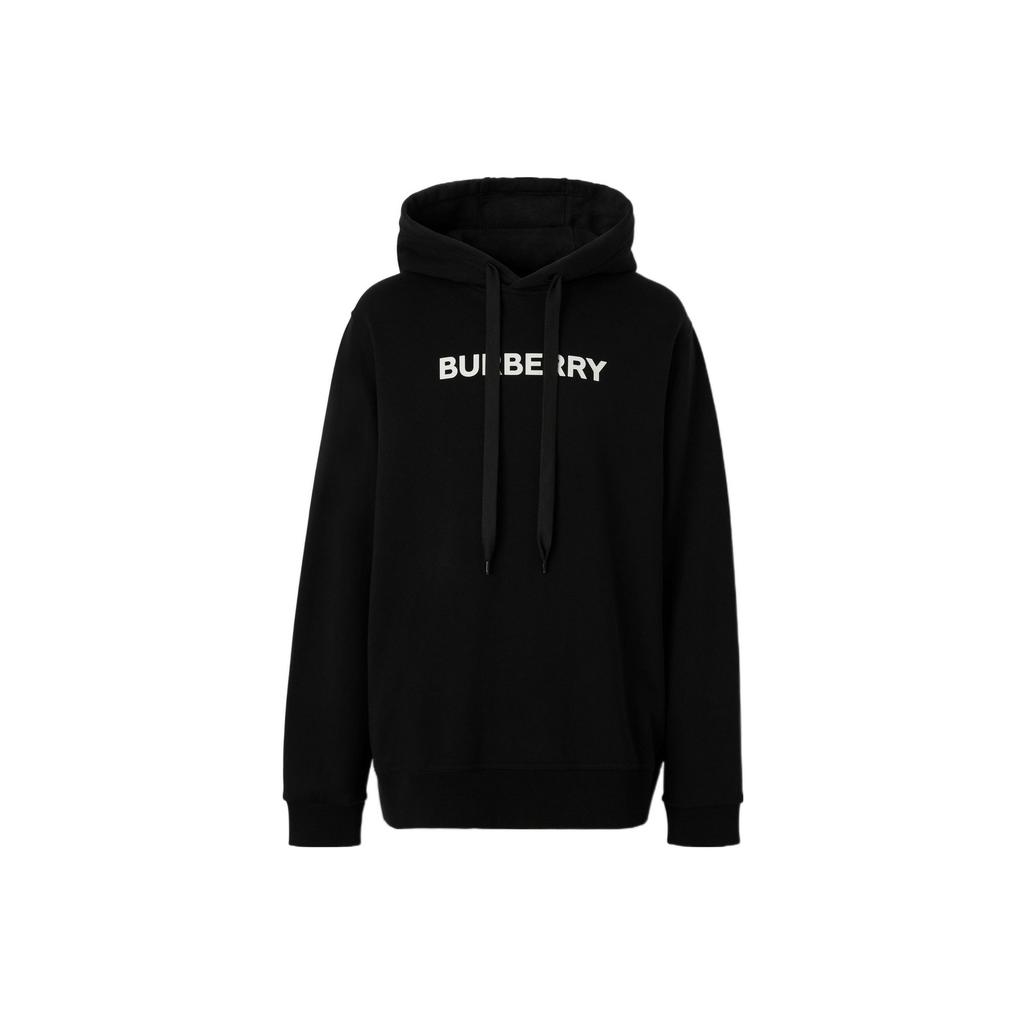 Burberry Logo Print Cotton Hoodie 80553181