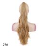 Long Water Wave Ponytail Claw Clip Hair Extensions Synthetic Wavy Ponytail Hairpiece for Women Daily Hairstyle