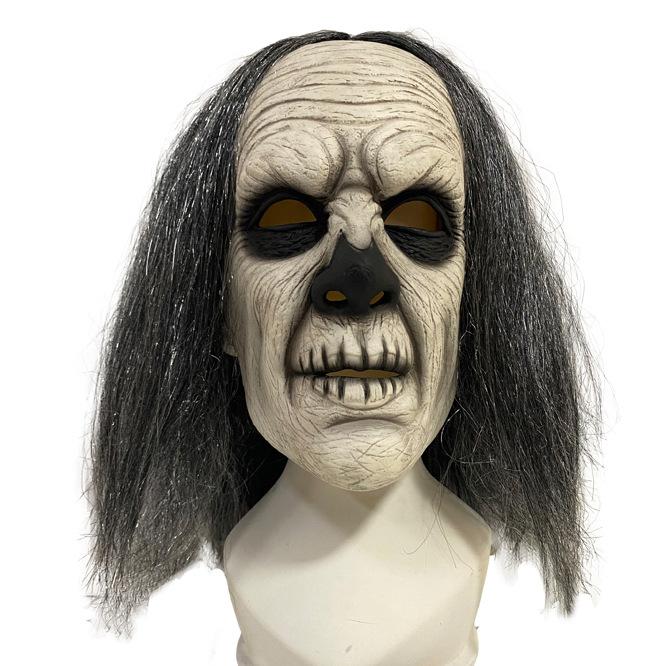 New latex clown mask Halloween headgear escape room costume prop