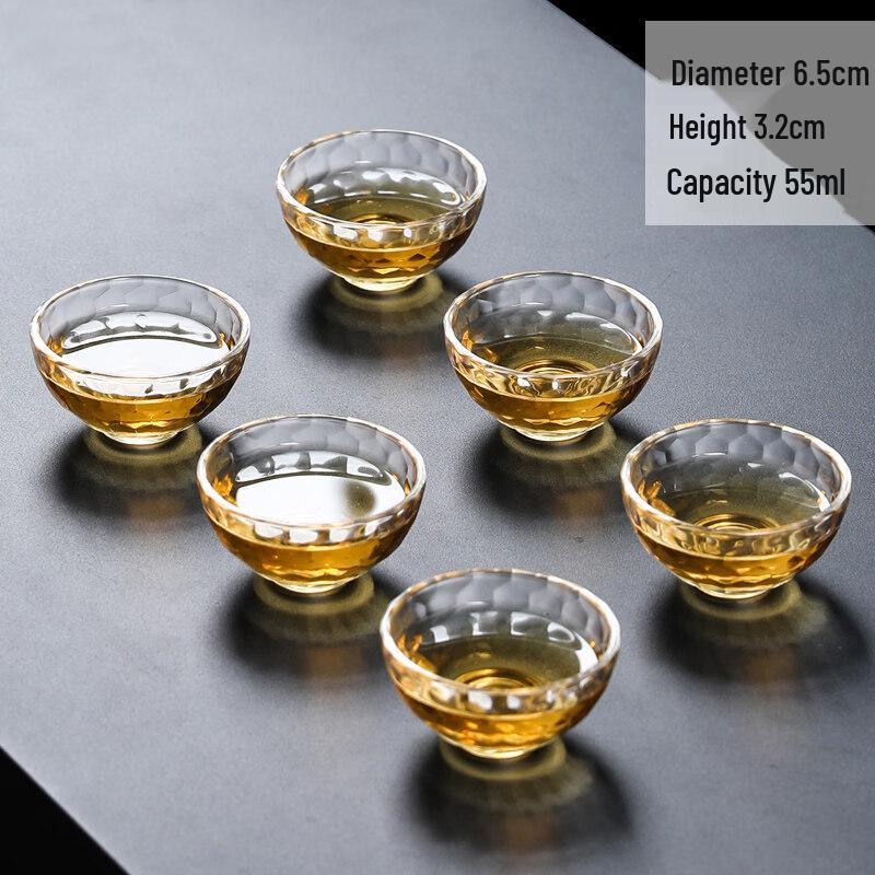 Japanese Style Glass Gongfu Tea Cups