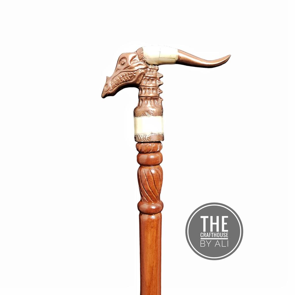 Dragons cane Victorian Cane dragons Walking Stick Cane-AL Steampunk Handle Walking Wooden Cane Game of Thrones dragons Walking stick