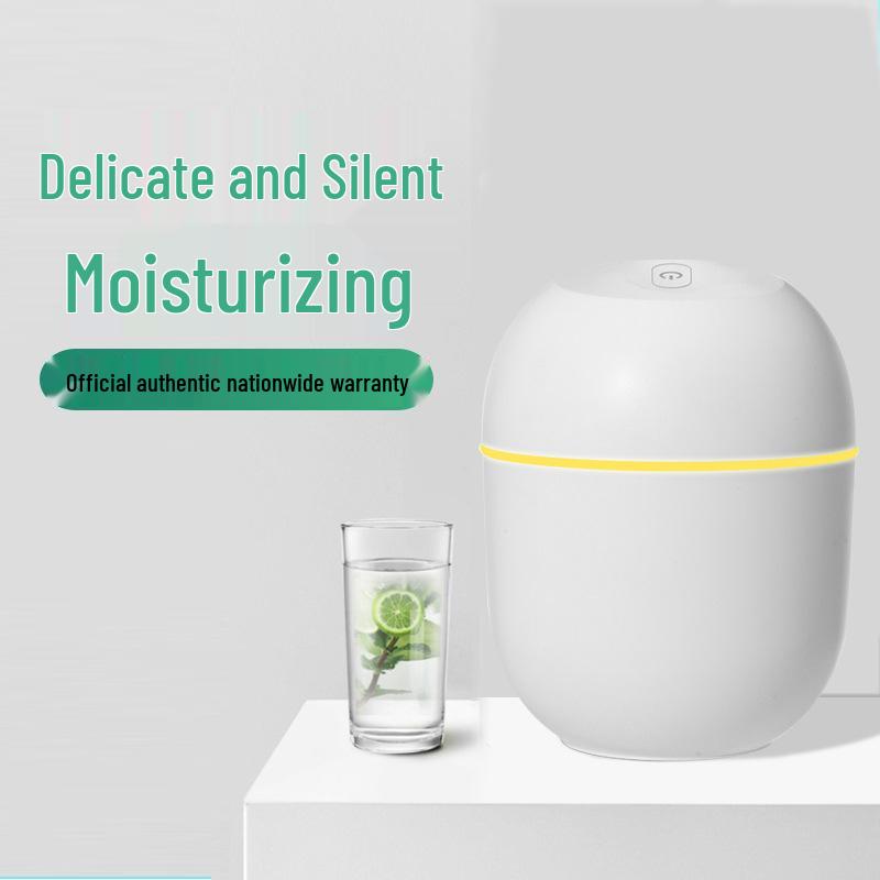 220ML Water Drop Egg Night Light & USB Aroma Humidifier - Silent, Large Mist Volume, Essential Oil Compatible