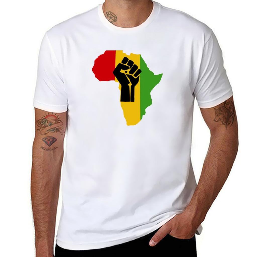 Africa Power TShirt Plus Size Summer Casual TShirt