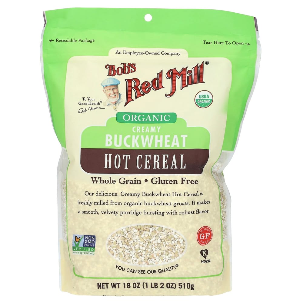 Bobs Red Mill Smooth Buckwheat Hot Cereal Whole Grain 510g (18oz)