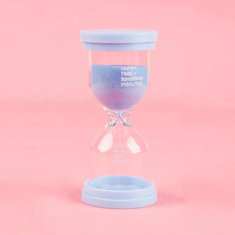 Hourglass Set 1-60 minutes Creative home Chronograph ornaments Plastic safety Sand Clock Hourglass for Children Kids Gift 1pcs