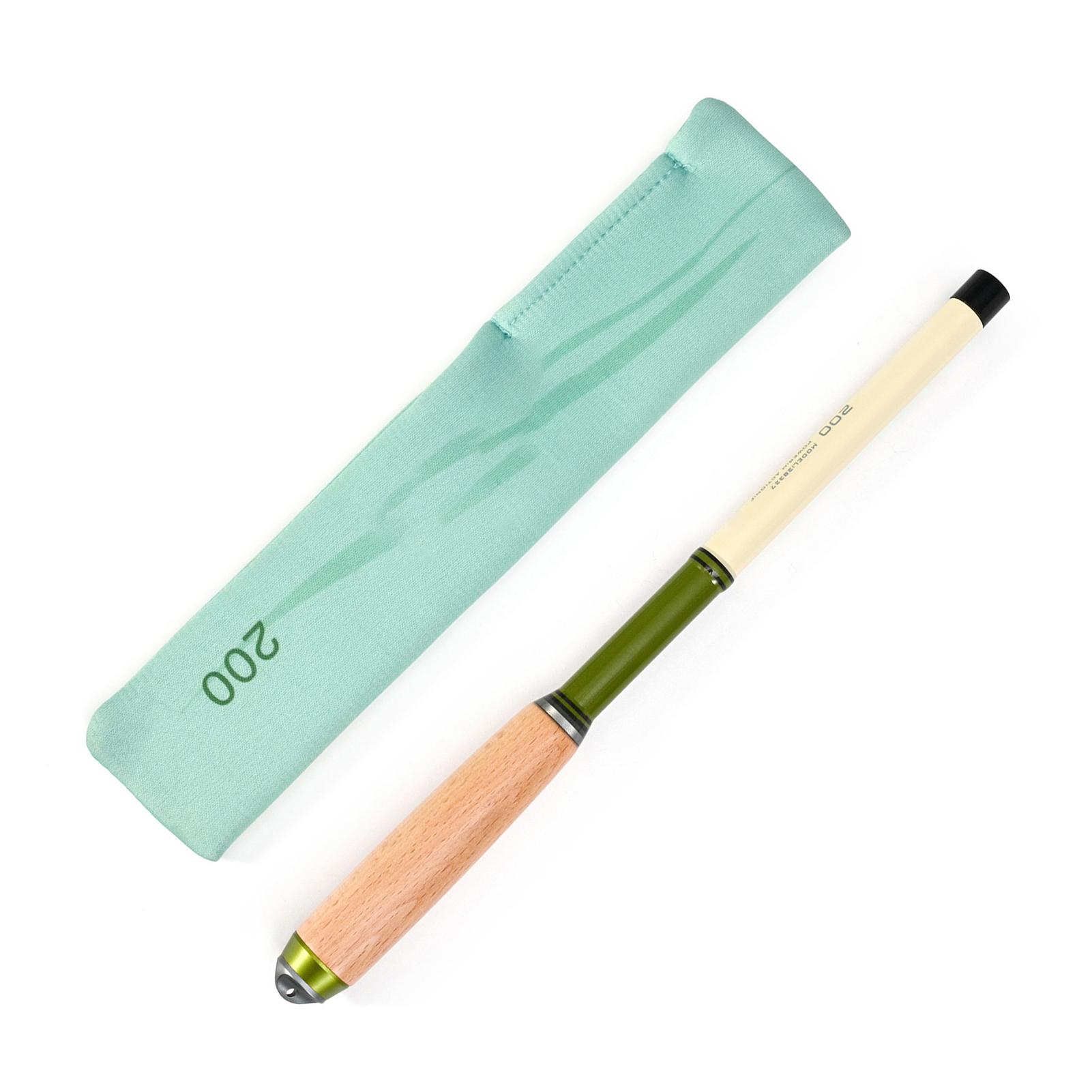 

Раздвижное рыболовное удилище для кемпинга, мини-удочка, телескопическое рыболовное удилище с рукояткой из массива дерева, 2 м