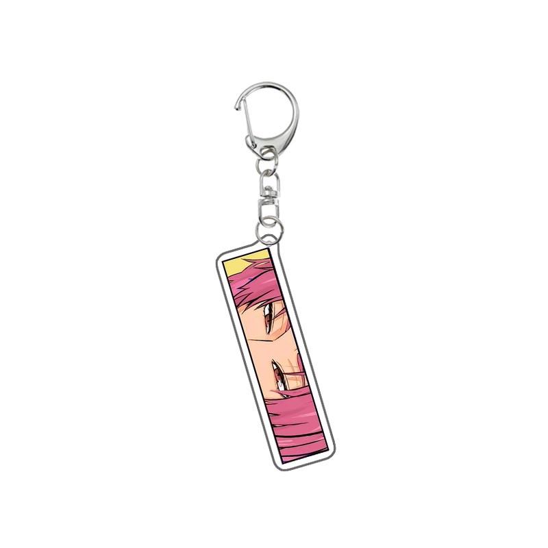 Demon Hunters Huntrix Kpop Saja Boys Acrylic Keychains Jewelry Rumi Zoey Jinu Mira Acrylic Pendant Keyring Decoration Fans Gifts