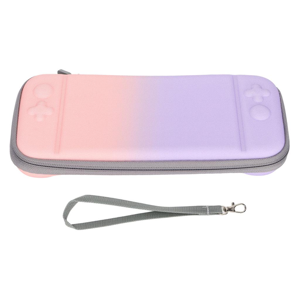 Game Console Storage Bag Shock Proof Gradient Color Handheld Gamepad Protection Bag with Accessories for N Switch