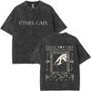 T-shirt Vintage Lavata Ethel Cain If You Love Me Keep It To Yourself Uomo Donna Hip Hop Moda Gotica Manica Corta T-shirt Top