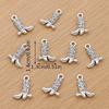 10Pcs Antique Silver Plated Cowboy Hat Charm Pendant For Jewelry Making Bracelet Necklace Accessories Diy Craft