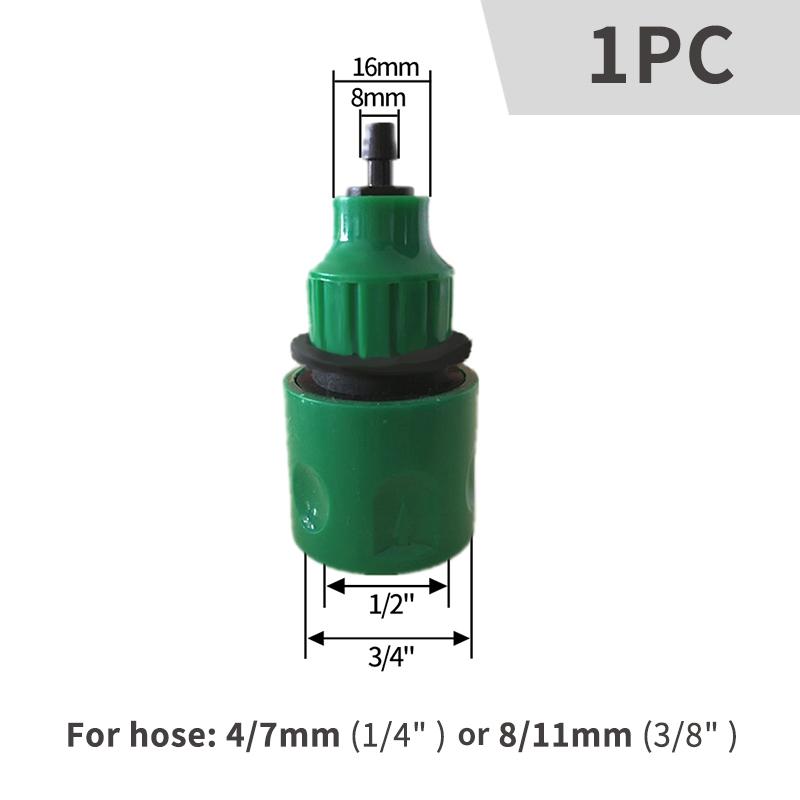Garden Hose Y Shape Connector 1/2" 3/4" Faucet Hose Quick Joint Kit Hose Connector Garden Accessories Ibc Tank Adapters