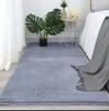 Modern Faux Rabbit Fur Rug—Thick, Soft Washable Carpet for Living Room, Bedroom, and Bedside