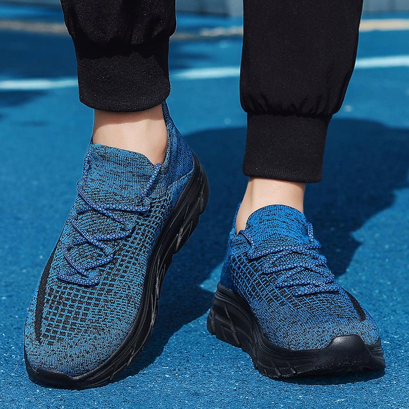 HKDQ Plus Size 48 Running Shoes Men Women Breathable Mesh Sneakers Non Slip Outdoor Sport Walking Shoes Comfortable Unisex Shoes