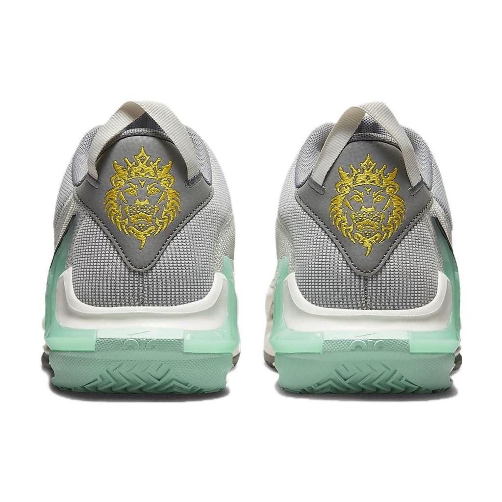 Nike LeBron Witness 7 Flat Pewter Mint Light Bone Phantom Black Men's Basketball Shoes DM1123-006