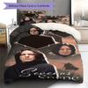 Severus Snape Pattern Bedding Quilt Set Quilt Cover Pillowcase Home Decoration Gift (1 * duvet cover + 2 * pillowcase, without core)