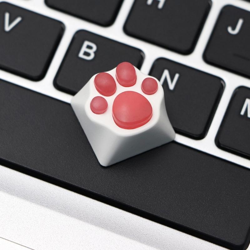 Kitty Paws CatPaw Handmade Customizeds Silicone Keycap for Switches Mechanical Keyboards