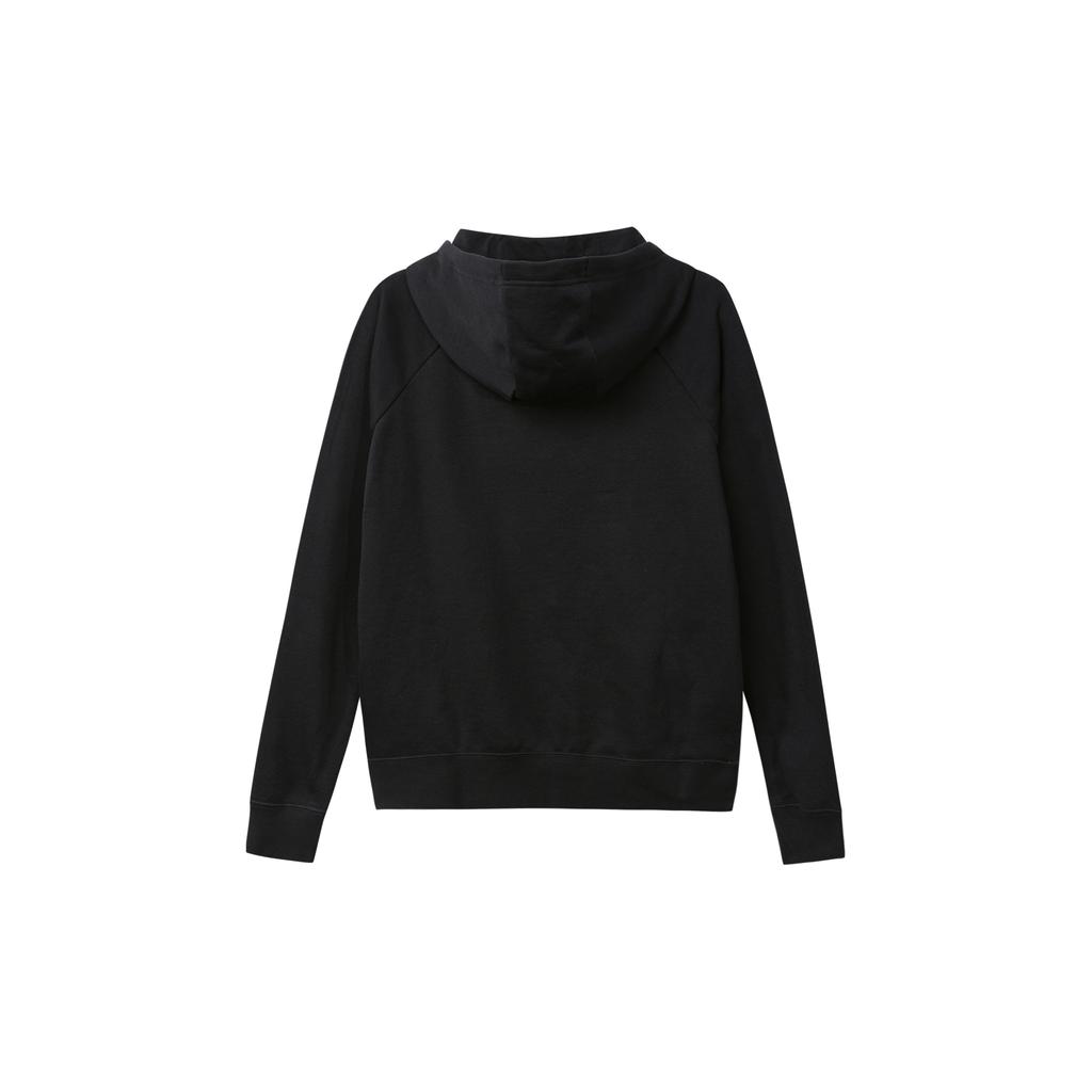 Nike Essentieller Strick-Pullover-Hoodie Langarm-Sweatshirt Damen-Tops Schwarz BV4127-010