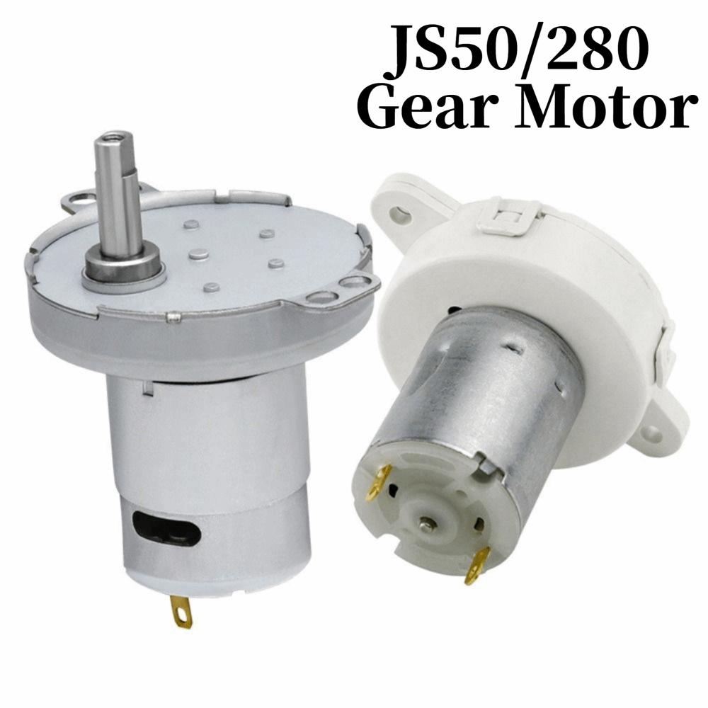 JS50/280 Type Micro Reduction Motor Compact Size Efficient Performance DC Geared Motor Slow Speed Deceleration Gear Motor