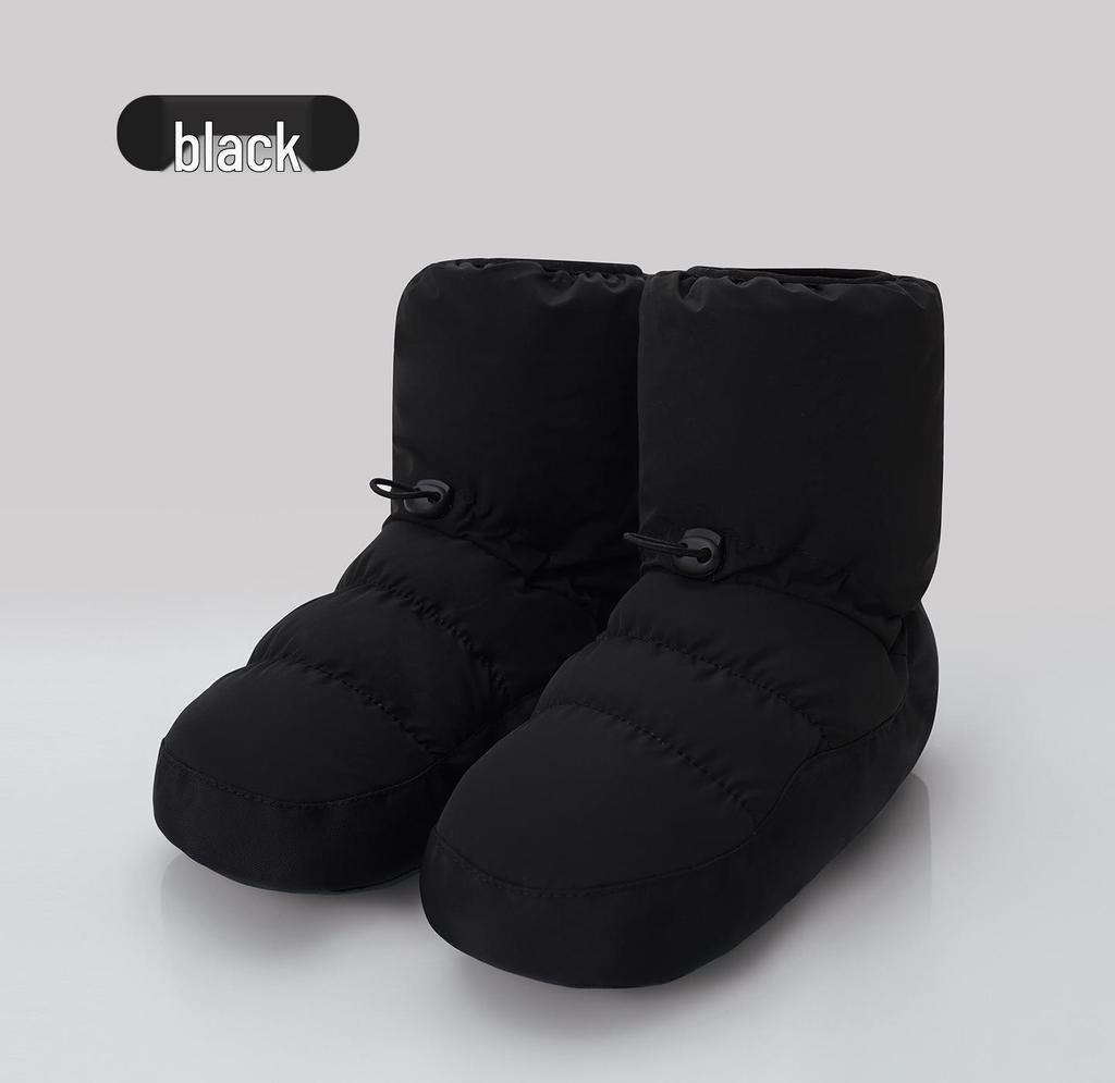 Women's Fleece Lined Ballet Warm-Up Boots - Autumn/Winter Practice Shoes for Dancers