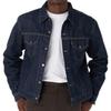 Levis FW22 Solid Color Button-Up Jacket Men Jackets Blue A30170001