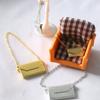 Metal Dollhouse Mini Bag Dolls Accessories Shopping Handbag  for 1/6,1/8 BJD Doll /OB11