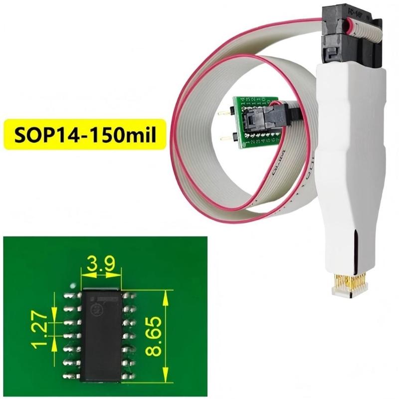 Chip Programming Download Cable For SOP14 150mil/SOP16 150mil/SOP16 300mil Easy To Use Probe