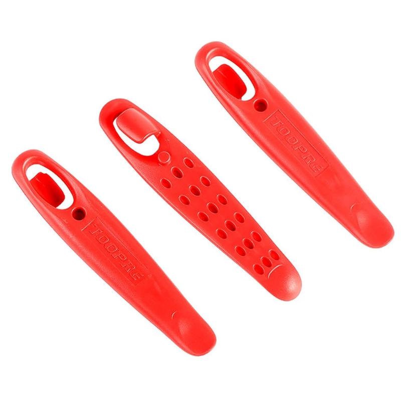 3pcs Portable Cycling Tyre Opener Plastic Bike Tire Lever Durable Bicycles Tyre Install Opener Repair Tool Accessories красный