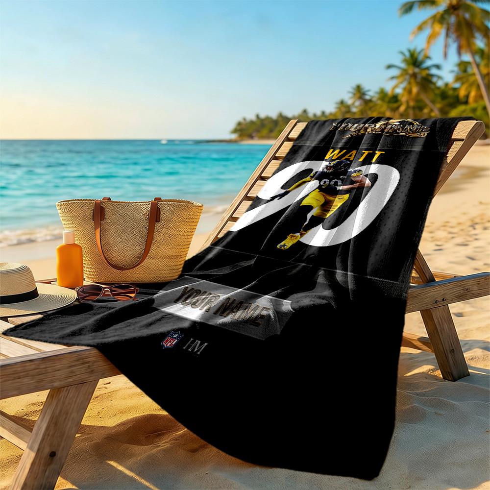 Kobe Customize Your Name Beach Towel Quickdry Soft Microfiber Suitable For Sports Travel Swimming Yoga Bathroom Beach And Pool