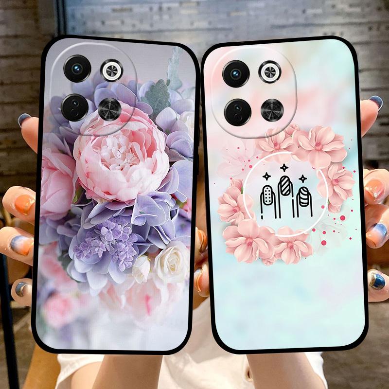 For Tecno Spark 30 5G Case KL8 Soft Silicone TPU Cartoon Painted Phone Cover For Tecno Pova 6 Neo 5G Shockproof Bumper Fundas