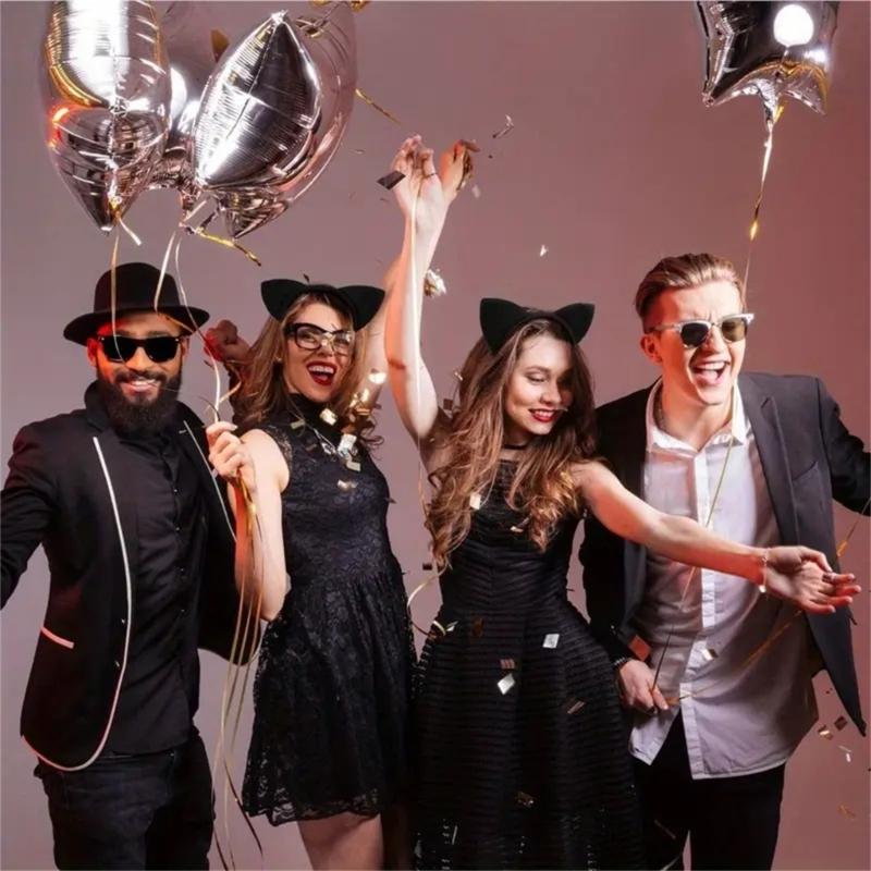 Plastic Cats Ear Hairband For Cosplay Party Costume Daily Wear Hairhoop Comfortable Face Washing Hairband for Women