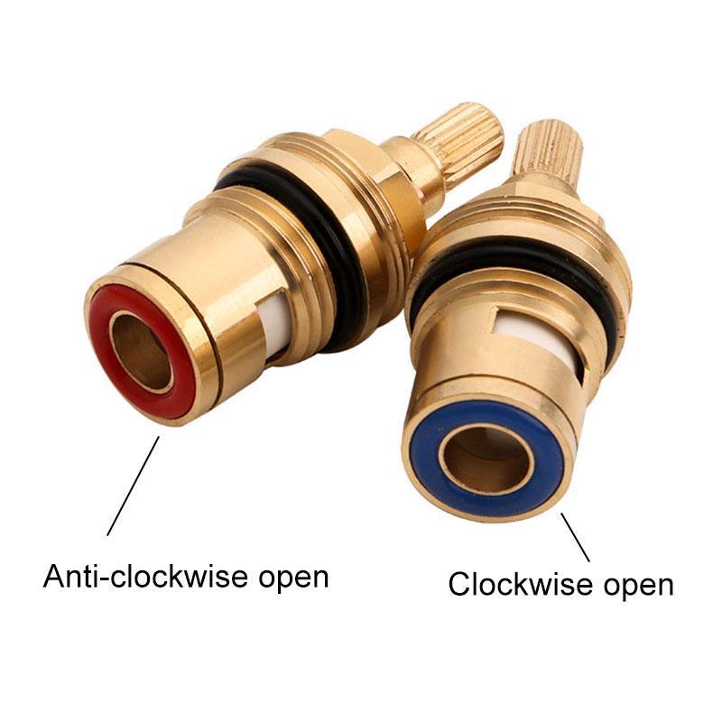 Tap Parts Anticlockwise Open Long Stem 1/2 Cartridge Replacement