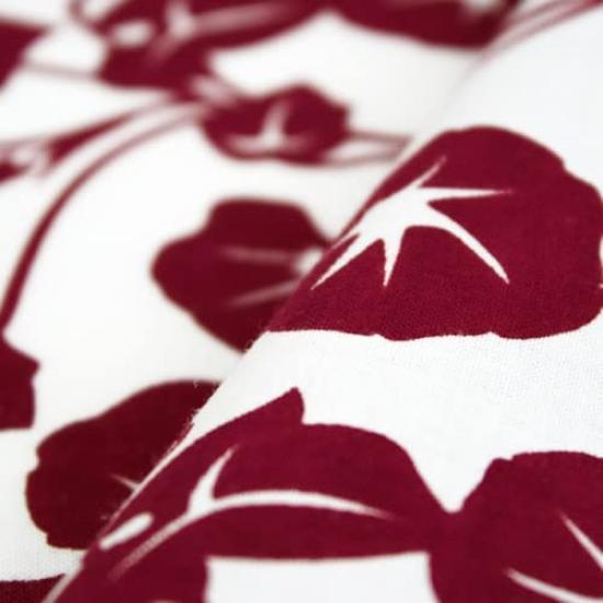 Dyeing Anbo Hand Towel Glory Sarasa Shadow Authentic Dyed Cotton Tokuoka Made in Japan 35cm x 100cm "Morning Crimson" 100%