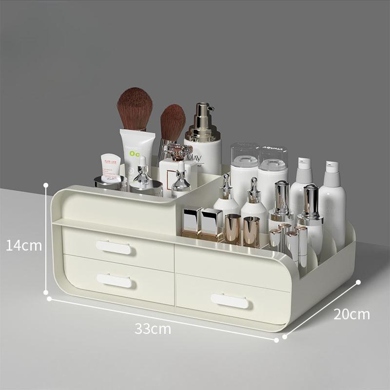 Large Capacity Drawer-type Cosmetics Organizer Rack Makeup Storage Box Dressing Table Powder Lipstick Dust-proof Storage Boxes