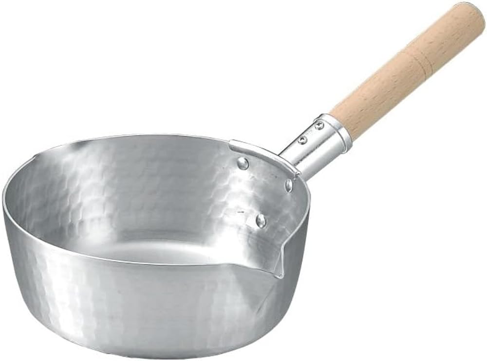 

Aluminum Yukihira pot with a crow rim, for right-handed use, 15cm, AP-40315