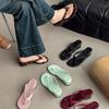 New Style of Women's Shoes with Wedge Heels Flip-flops and Thick-soled Height-increasing Casual Sandals