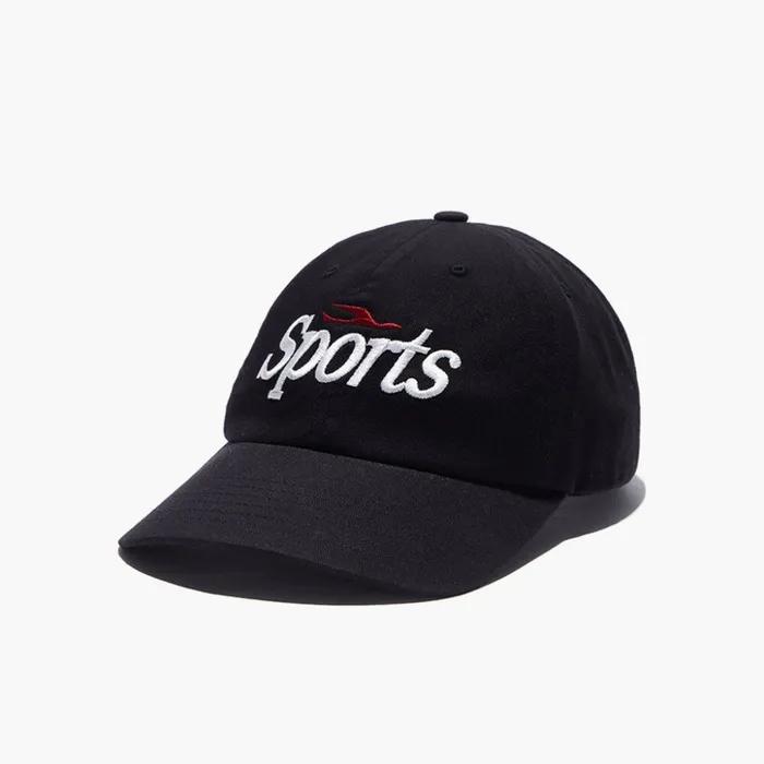 SPORTS 6-PANEL CAP BLAK