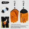 Outdoor Anti-scalding First Layer Cowhide Gloves, High Temperature and Fire Resistance Camping BBQ Heat Insulation Gloves Unisex