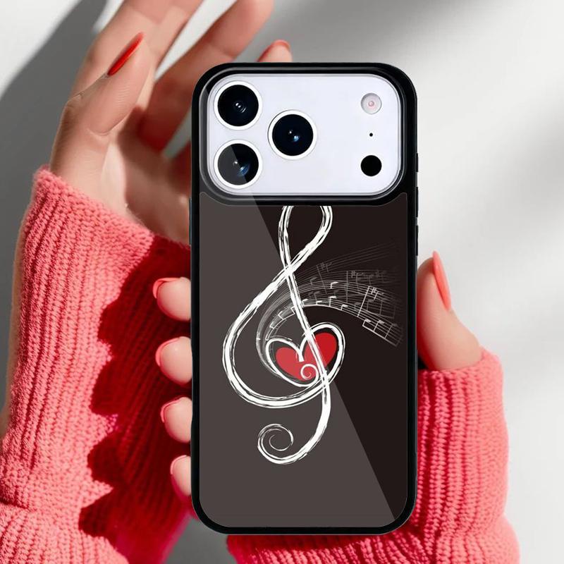 Musical Notes Classical Music Art Phone Case for iPhone 17 Air 16e 15 14 13 Pro Max Back Cover for 12 11 Pro Coque